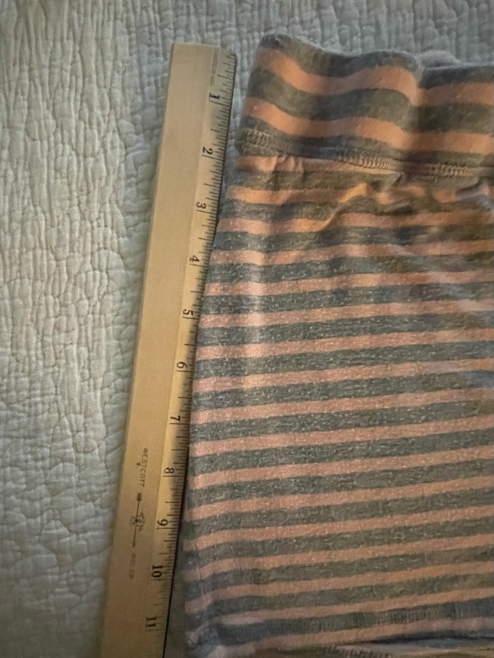 Honeydew Intimates Gray & Pink Striped Racerback Tank and Shorts Sleep Set - Picture 5 of 7
